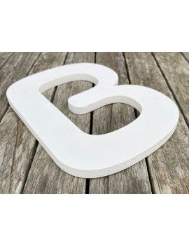 Lettres 3D en PVC 10mm (blanc)