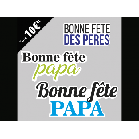 Stickers FETE DES PERES